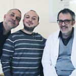 Il direttore della fotografia Ugo Lo Pinto, il regista Lorenzo Sepalone e l'attore Fabrizio Ferracane