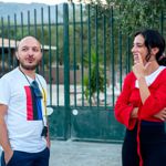 Il regista Lorenzo Sepalone e l'attrice Eleonora Lausdei