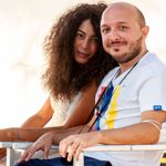 Il regista Lorenzo Sepalone e l'attrice Nadia Kibout