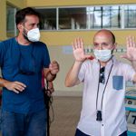 Il regista Lorenzo Sepalone e il direttore della fotografia Dario Di Mella
