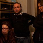 Silvia Scarpello (Segretaria di edizione), Lorenzo Sepalone (Regista e Sceneggiatore) e Arianna Lumare (Truccatrice)