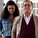 L'attrice Simona Ianigro e l'attore Giovanni Mancini sul set di "Stella di Periferia"